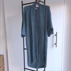 New York & Company Wool Blend Open Cardigan size M